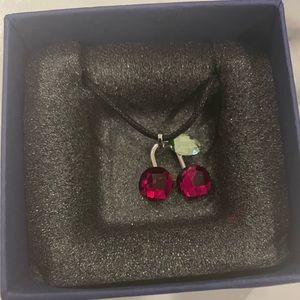 Swarvoski Cherry Necklace
